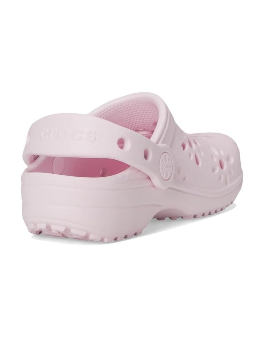 Crocs Kids Classic Clogs with Floral Cut Out Design (Toddler) Size c10 Pink Milk - Picture 3 of 6